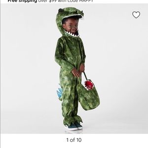 Pottery Barn T-Rex Halloween Costume Light Up